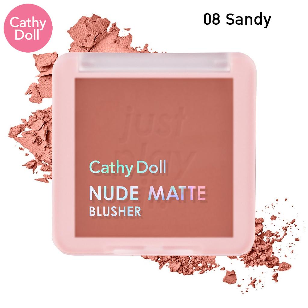 Karmart CATHY DOLL NUDE MATTE BLUSHER 6 G - Thai Cosmetic Make Up