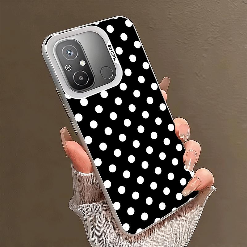 Polka Dots Art Fashion Desgin Shockproof Phone Case for Xiaomi Poco X7 X6 X5 X3 Pro F7 Ultra M8 Redmi 15C 15 14C 13C 12C 10C 13