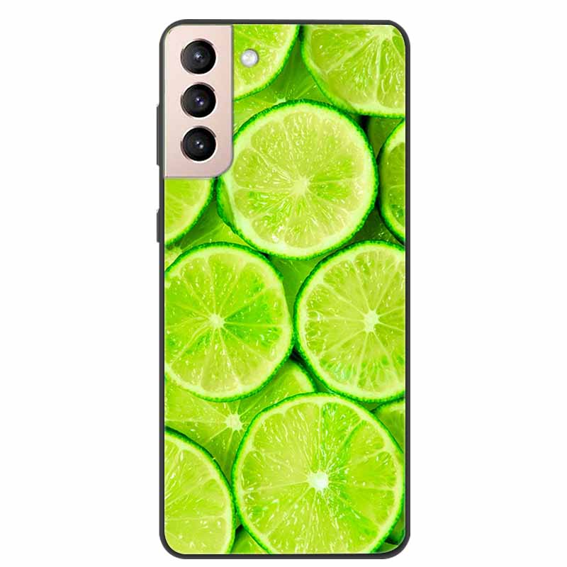 Per Samsung Galaxy S21 FE 5G Custodia Cartoon Dipinta Morbida TPU Custodie per Telefono per Galaxy S21FE S 21 FE Cover Posteriore in Silicone Coque Carina