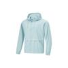Li Ning Fitness Series UV Protection Water-Repellent Technology Breathable Loose Lightweight UPF50+ Raincoat Men Outerwear Light-Blue AFDU679-3