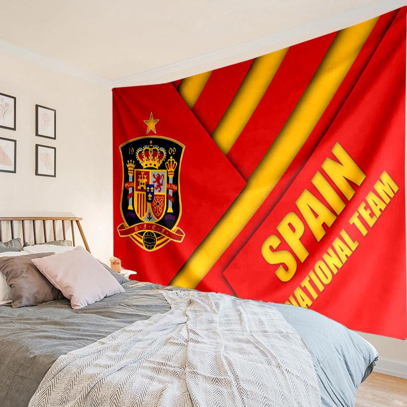 1PC Spain's National Emblem Tapestry Hanging for Bedroom,Livingroom, Playroom,Decor Art Room Wall Tapestry Holiday and Birthday Gifts