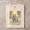 Vintage Bear Shirt, Retro Forest Graphic Tee, Comfort Colors Grizzly Top, Rustic Woodland Apparel, Dark Granola Hiker Gift