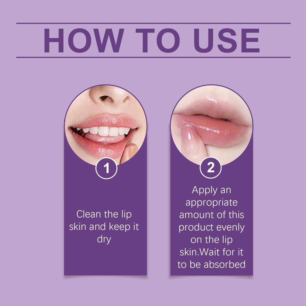 EELHOE Moisturizing Lip Balm Gently Cares for the Lips To Improve Dryness, Peeling, Smooth and Shiny Daily Lip Care 1pcs