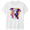 Colorful Dog Portrait TShirt Pet Lover Gift For Him And Her