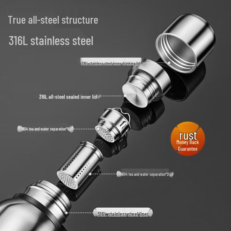 Fuguang 316 Stainless Steel Tea Infuser Thermos Cup