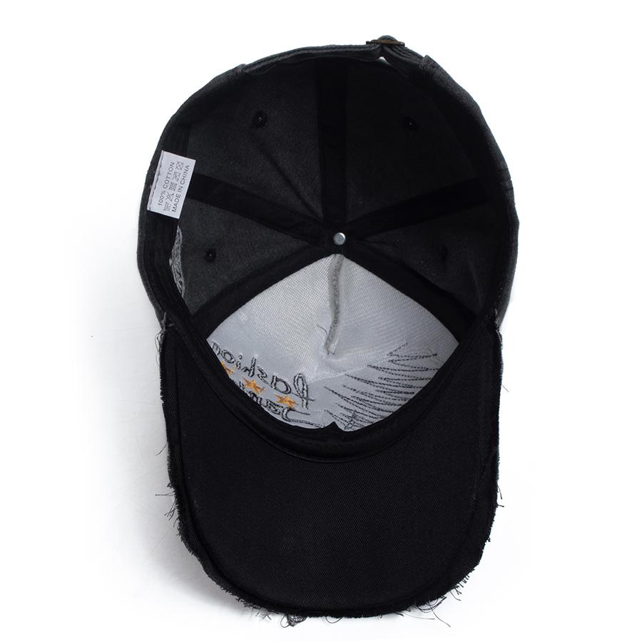 Vintage Washed Baseball Cap Letter Embroidery Soft Top Visor Hat Retro Fashion Men Women Casual Snapback For Outdoor Sports Hot