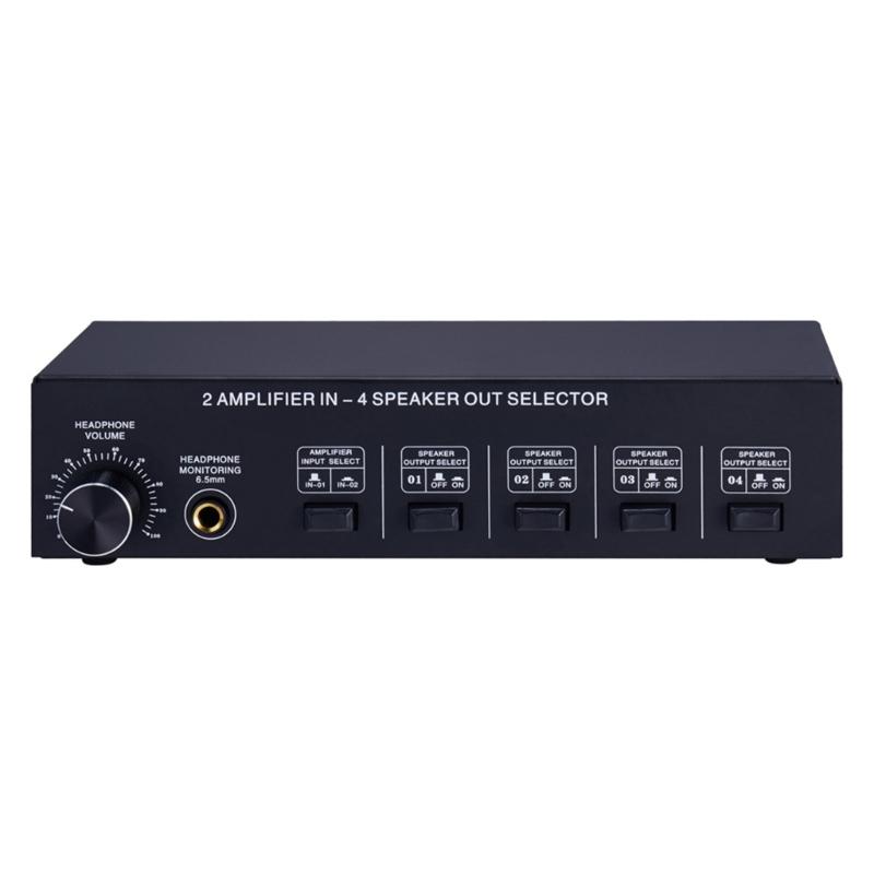 2 In 4 Out Passive Amplifiers Speaker Selector her Sound hing Distributor Comparator without Loss
