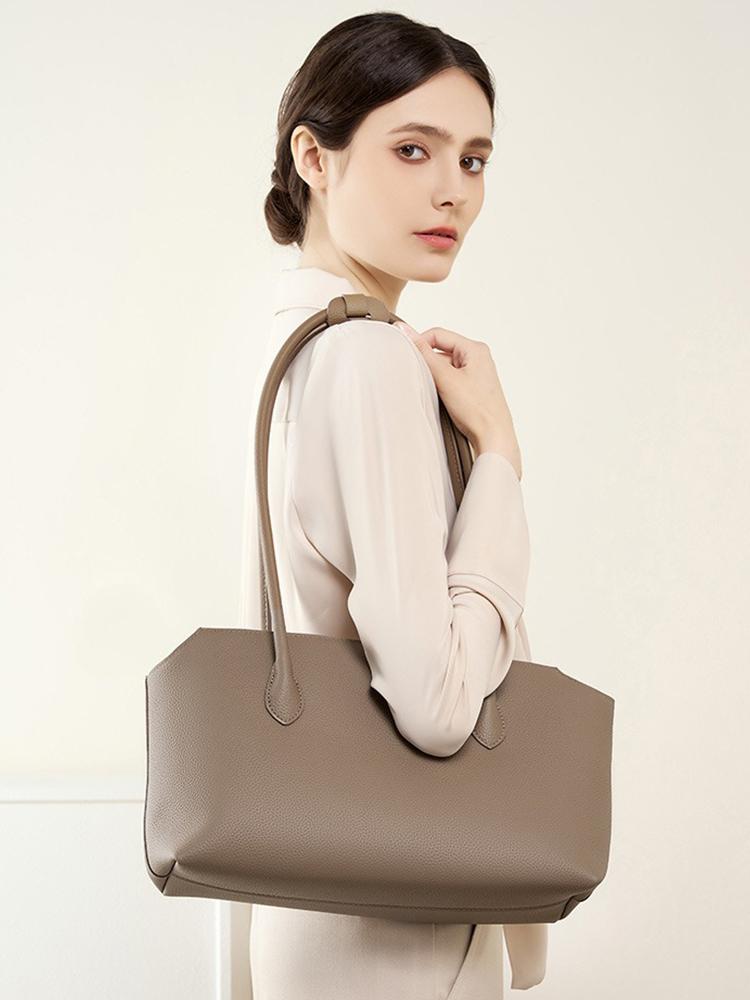 Zency Genuine Leather Women's Casual Tote Bag