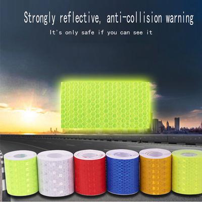 New 5cm*300cm Car Reflective Tape Decoration Stickers Car Warning Safety Reflection Tape Film Auto Reflector Sticker