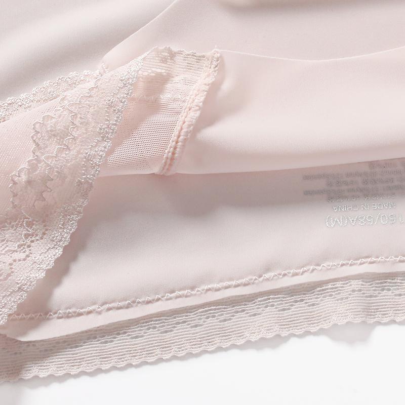 CINOON Sexy Damen Low-Rise Slips Mesh & Spitze Spliced Slips Einfarbige Nahtlose Atmungsaktive Slips