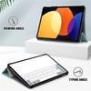 Tablet Case For Xiaomi Pad 5 Pro 12.4 Inch Case Pu Leather Tri-folding Stand Magnetic Cover For Funda Xiaomi Mi Pad 5 Pro 12 4 Tablet Kids