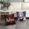 A-Alice In B-Borderland Pillow Case Cushion Cover Throw Pillow Case For Car Sofa