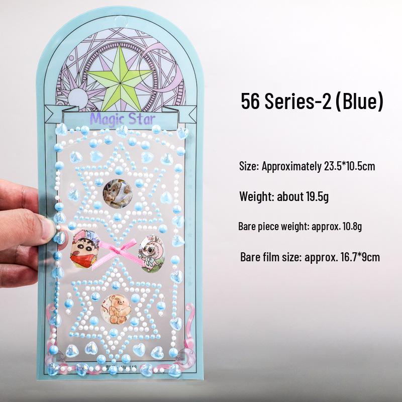 Bunte Schmetterlingsfee 3D Gesichtsaufkleber für Kinderschminke auf der Bühne