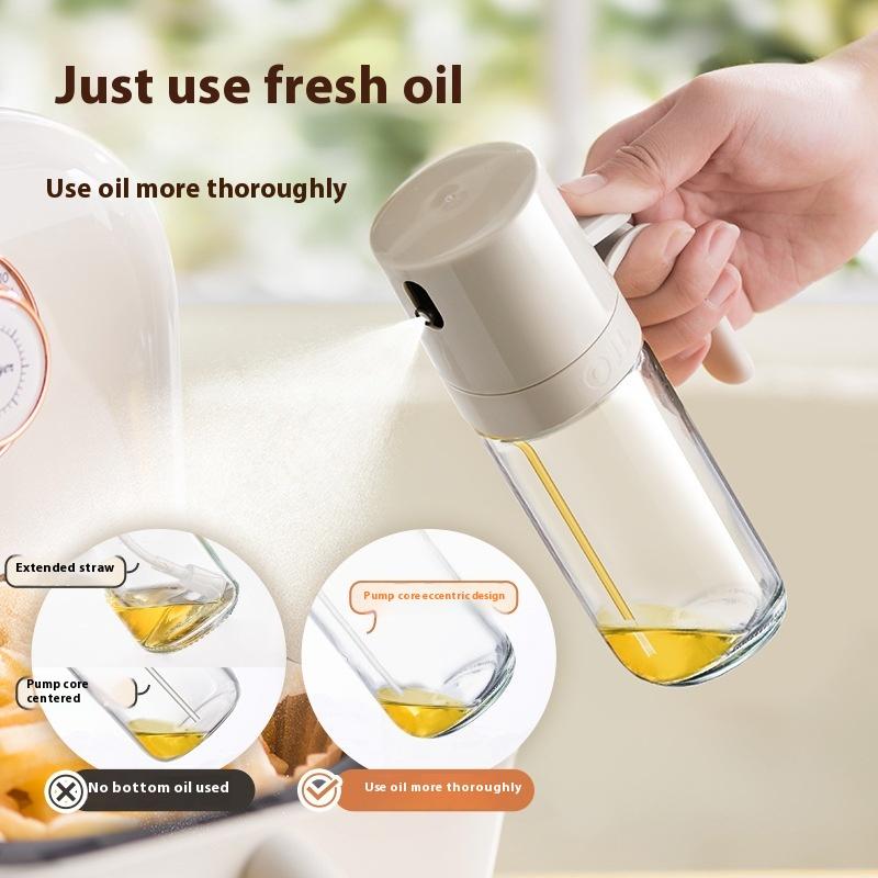 Sticlă spray pentru ulei Bucătărie casnică sticlă Spray ulei Sticlă spray pentru ulei Rezervor de ulei etanș Friteuză cu aer Sticlă spray pentru ulei