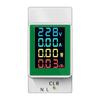 Single Phase Energy Meter Din Rail Electricity Usage Monitors AC50-300Volt 0-100A Voltmeter Ammeter Watt Kwh