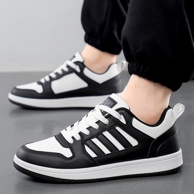New Men's Classic Fashion Low Top Thick Sole Skateboarding Shoes Comfortable Soft Sole Basketball Sneakers