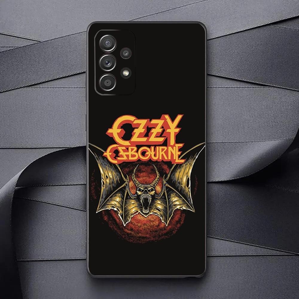 Rock Band O-Ozzy Osbourne Phone Case For Samsung Galaxy A13,A21s,A22,A31,A32,A52,A53,A71,A80,A91 Soft Black Phone Cover