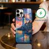 Cartoon Art Lighthouse Magnetic For Magsafe Wireless Charging Phone Case For iPhone17,16,15,14,13,12,11 Plus,Pro Max