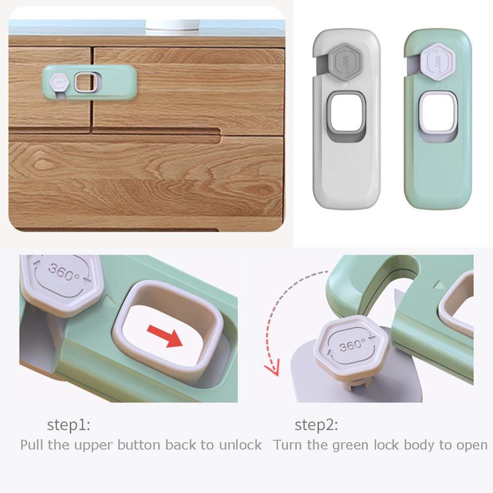 Home Refrigerator Freezer Door Lock Kids Child Cabinet Locks Baby Safety Child Lock