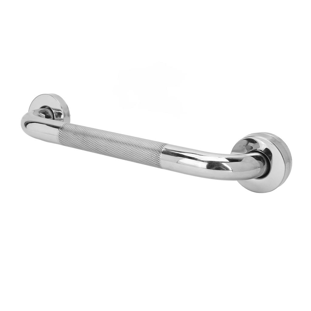 Textured Shower Grab Bar Slipless Stainless Steel Textured Grip Bathroom Grab Bar Safety Hand Rail