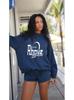 Heavyweight European Women's High Neck Casual Hoodie with Letter Print