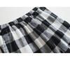 Women's Artisan Pure Linen Plaid Harem Pants with Elastic Waist & Drawstring - New Style #010