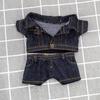 Jeans Coat Tops 15cm/20cm Doll Jeans Fashion Cotton Jacket Jeans Clothes 15cm/20cm Doll Clothes