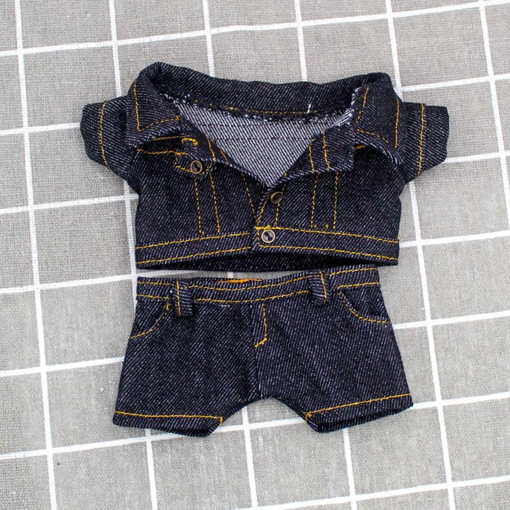 Jeans Coat Tops 15cm/20cm Doll Jeans Fashion Cotton Jacket Jeans Clothes 15cm/20cm Doll Clothes
