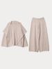 Mejongleuhaleu Rachel Knit Set (Round Neck Knit + Pants + Cuff) 3 Colors