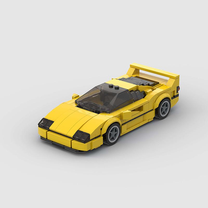 MOC Technical Car City Speed Vehicle Vetro Car Rally Building Blocks Bricks Ornament Creative Toys For Kids Adults Birthday Gift