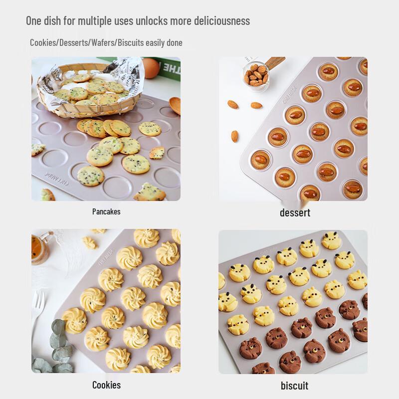 Chefmade 30-Mulden Macaron Backblech
