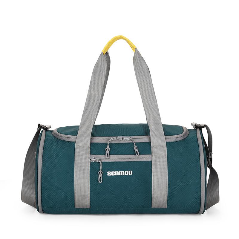 Men's and women's fashion and leisure travel lightweight folding portable travel bag portable sports fitness yoga bag