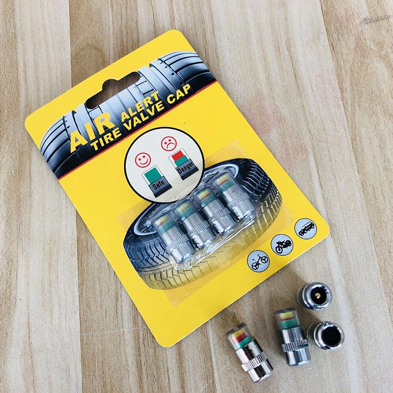 Universelle Reifendrucküberwachungs-Ventilkappe für Autos - Auslaufsicher, Staubdicht, Düse aus Aluminiumlegierung