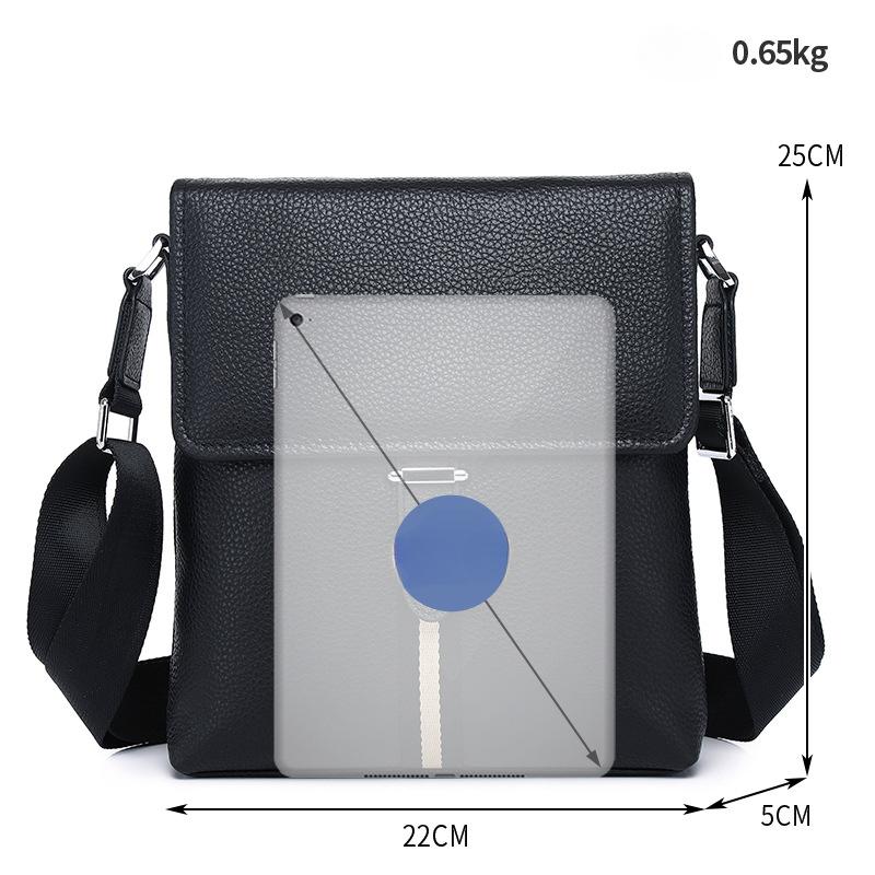 Férfi crossbody táska crossbody táska férfi üzleti ingázó táska kis hátizsák felső szemcsés marhabőr nagy kapacitású utazó egyvállú táska