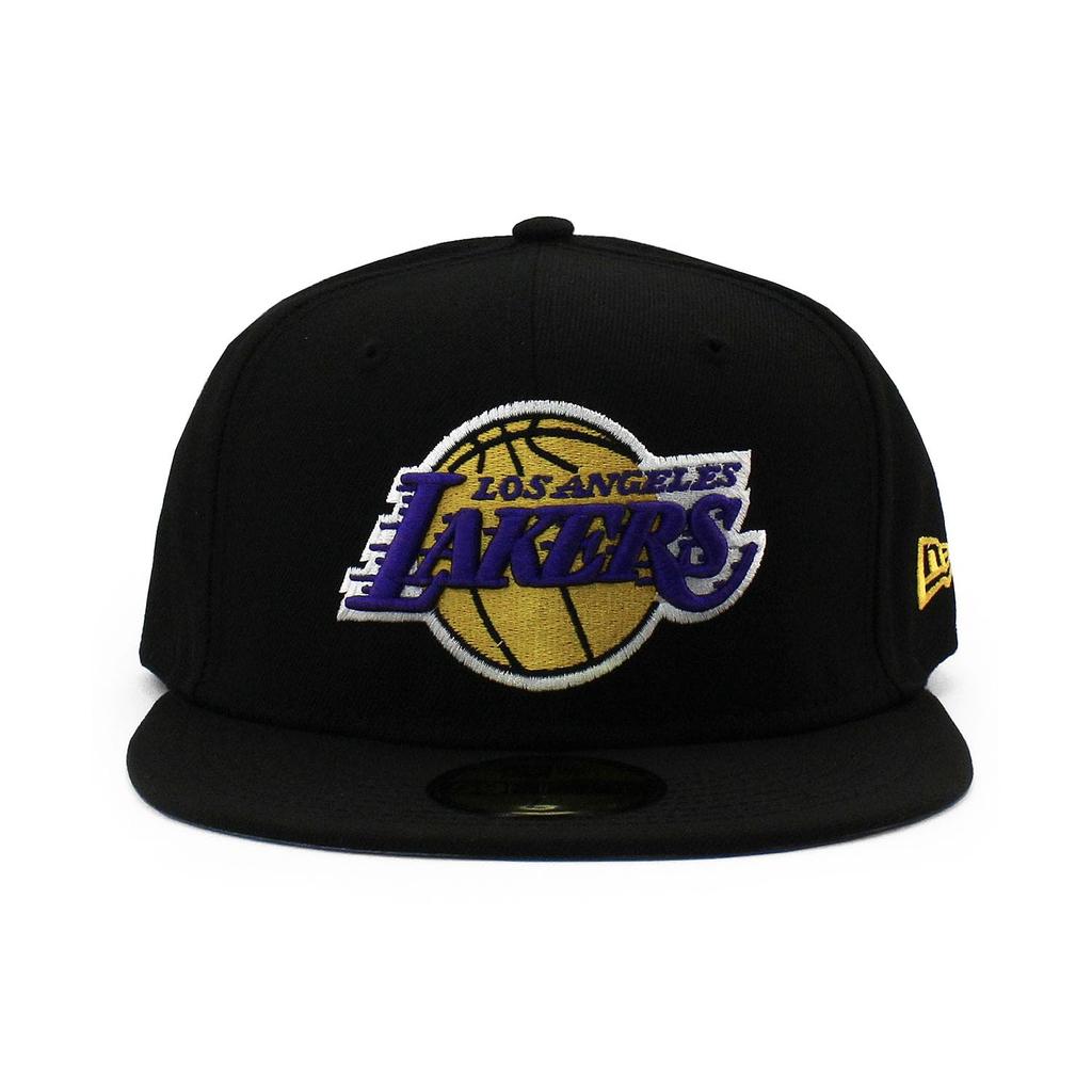 New Era Cap 59FIFTY Los Angeles Lakers NBA TEAM BASIC FITTED CAP LOS ANGELES LAKERS Black Basketball Rui Hachimura LeBron James Luka Doncic 5950 Sz 8