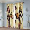 Set Of 2 Curtains Window Treatment African Woman Without Rod Stuff Clearance Various Room Types Elegant Made Polyester Machine Washable