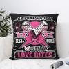 Punk AJ Lee Kissenbezug Kissenhülle Kreativer Reißverschluss Dekorative Kissenhülle für Auto 18x18