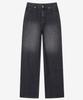 MIND BRIDGE WOMEN [W] Wide Corduroy Dark Gray Denim Pants