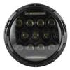 Faro a LED 7 pollici 75W 6500K Alta Luminosità Faro Efficiente Adatto per Jeep Wrangler