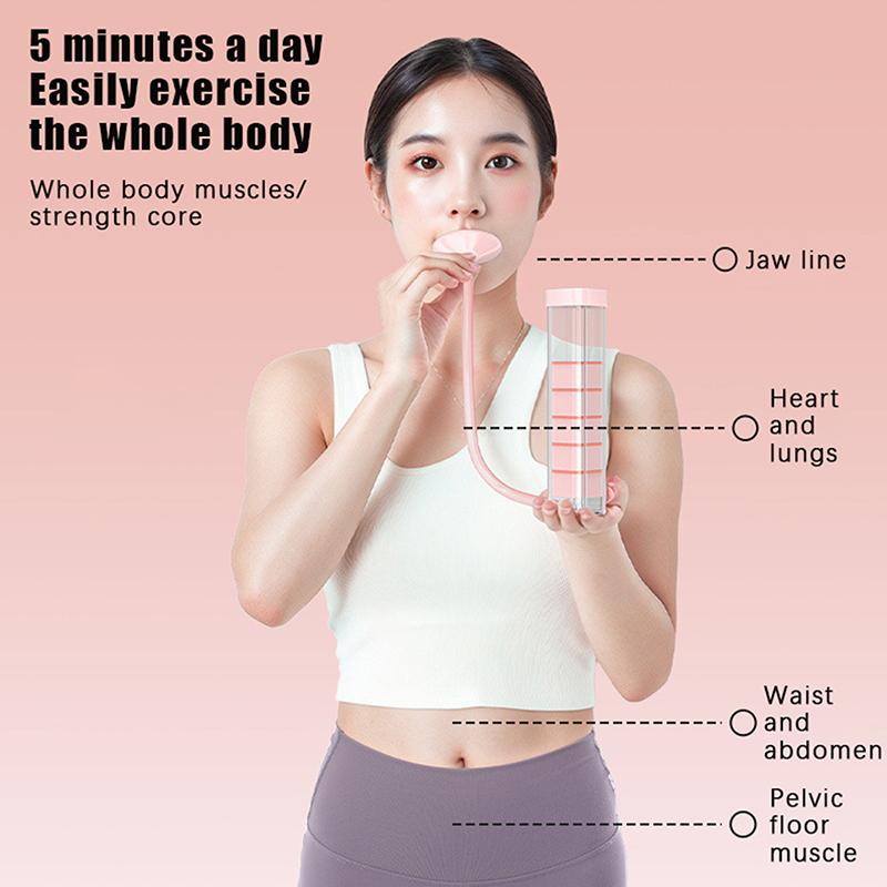 Breathing Exercise Device – Abdominal Muscle Trainer & Lung Capacity Enhancer, Suitable For Men, Women & Adults