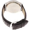 [Citizen Q&Q] Analog Waterproof Date Leather Strap Watch D014-304 Men's Black