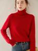 Cashmere Stack Collar Sweater: 2025 Autumn/Winter Women's Loose Slimming Korean Style Pullover Base Layer.