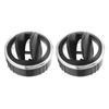 RV Air Conditioner Vent 2 Pcs Adjustable Roof Round Vent Ventilation Outlet for Car Yacht Bus Truck
