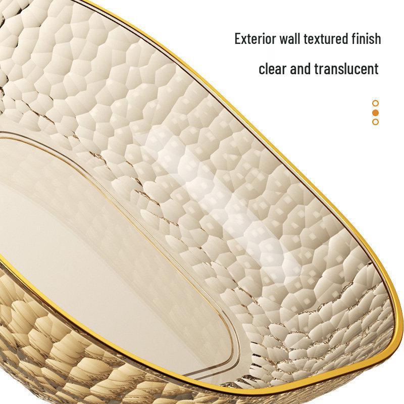 Luxury Plastic Bone Dish: Versatile Small Plate for Snacks, Fruits, Residue Storage, and Stir-Fry.