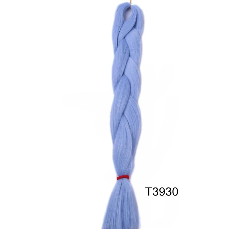 Große Menge auf Lager 24 Zoll 80g Weiche Seidige Synthetische Haarverlängerungen für Häkelzöpfe Haarherstellung Jumbo Braiding Synthetisch