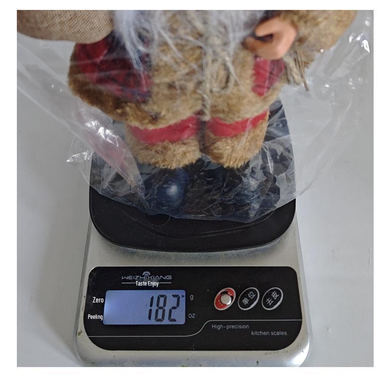 Cross-Border Santa Claus Ornament: Cute Christmas Doll Holding Gift for Window Decoration