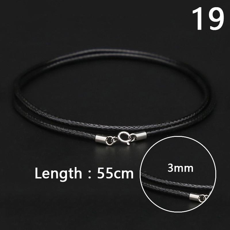 1PC ręcznie robione rzemiosło skórzany sznur zapięcie homara wosk liny tworzenia biżuterii sznurek akcesoria do majsterkowania