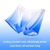 Men's Thin Summer Style Gradient Color Antibacterial Ice Silk Cool Feel No Trace Flat Angle Briefs