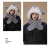 Cozy Penguin Hat & Scarf Set: Warm Fleece, Versatile Winter Wear