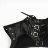 Capa de Ombro de Couro Capa Cinto Fantasia de Festa Cosplay Mulheres Armadura Xale Cachecol Couro PU Punk Gótico Armadura de Cavaleiro